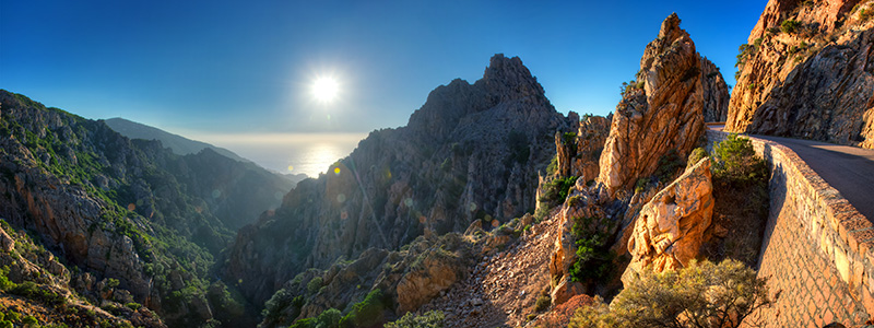 Calanque de Piana på Korsika
